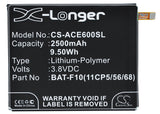 Battery for Acer Liquid E600 BAT-F10(11CP5-56-68), KT.0010S.012 3.8V Li-Polymer 