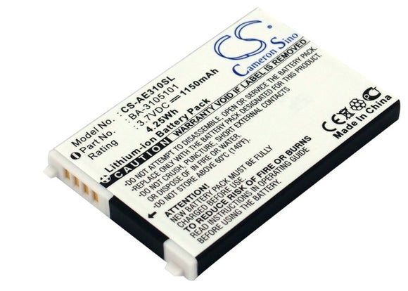 Battery for Acer E305 BA-3105101 3.7V Li-ion 1150mAh