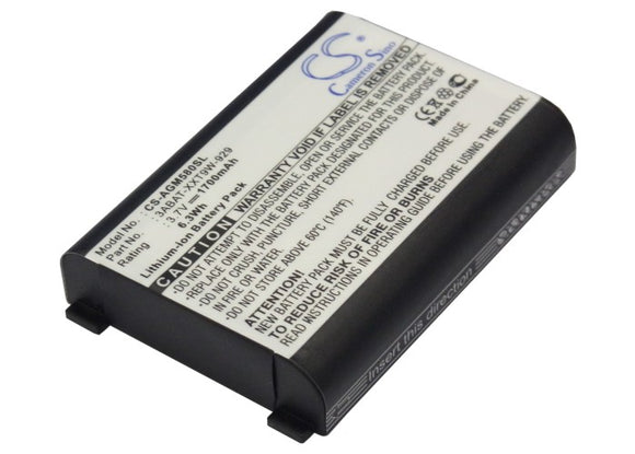 Battery for Astro MixAmp 5.8 212-M03XAG-0000, 3ABAT-XXT9W-929 3.7V Li-ion 1700mA