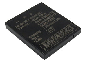 Battery for Panasonic DMC-FX7K CGA-S004, CGA-S004A, CGA-S004A-1B, CGA-S004E-1B, 