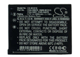 Battery for Panasonic Lumix DMC-TZ5A CGA-S007, CGA-S007A-1B, CGA-S007A-B, CGA-S0