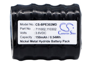 Battery for Biohit ST4S 110302, 711002, AMED1065, B10909 6V Ni-MH 150mAh / 0.90W