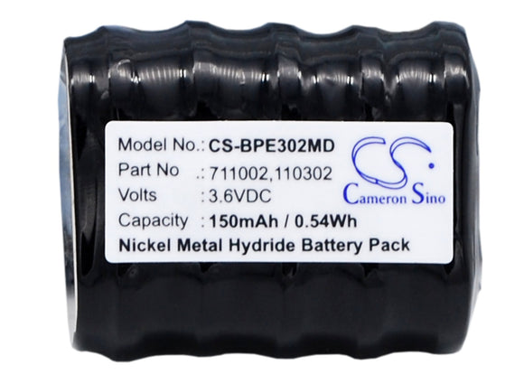 Battery for Biohit ST4 110302, 711002, AMED1065, B10909 6V Ni-MH 150mAh / 0.90Wh