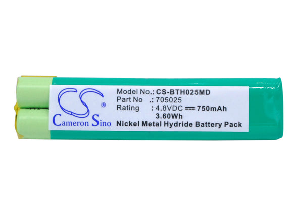 Battery for BrandTech HandyStep 705025, BT705025. AR-BA, RA 17003233 4.8V Ni-MH 