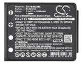 Battery for HBC Radiomatic Quadrix BA223000, BA223030, FUB6 3.6V Ni-MH 2000mAh /