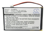 Battery for Garmin iQue M3 361-00019-01, D25292-0000 3.7V Li-Polymer 1250mAh