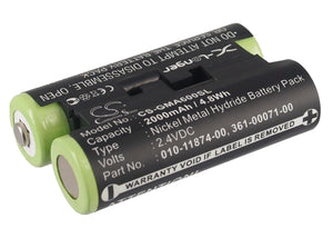 Battery for Garmin Astro 320 handheld 010-11874-00, 361-00071-00 2.4V Ni-MH 2000