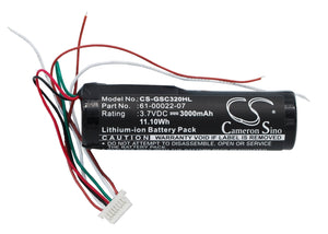 Battery for Garmin StreetPilot C330 361-00022-00, 361-00022-05, 361-00022-07, IA