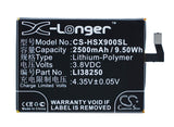 Battery for Hisense X5T LI38250 3.8V Li-Polymer 2500mAh / 9.50Wh