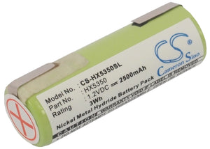 Battery for Braun 8583 1.2V Ni-MH 2500mAh / 3.00Wh