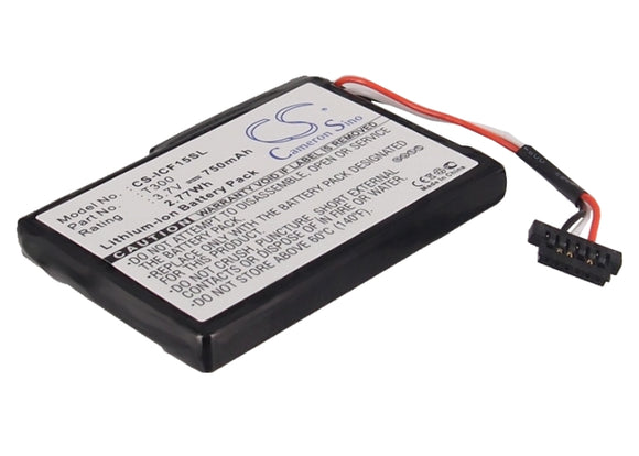 Battery for Navman F15 T300 3.7V Li-ion 750mAh