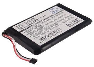 Battery for Garmin Nuvi 1255W 361-00035-01 3.7V Li-ion 930mAh / 3.44Wh