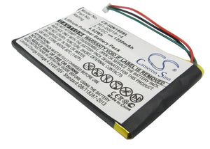 Battery for Garmin Nuvi 1690T 361-00019-14 3.7V Li-Polymer 1250mAh / 4.63Wh