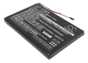 Battery for Garmin Nuvi 2757 361-00066-00, 361-00066-10 3.7V Li-ion 1500mAh / 5.