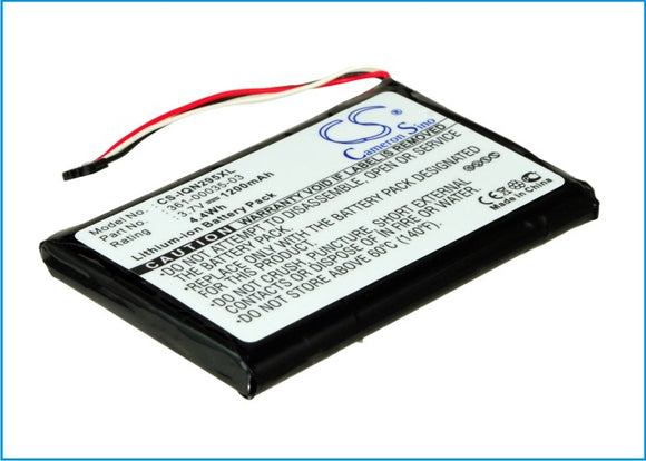 Battery for Garmin Nuvi 2405LT 361-00035-03, 361-00035-07 3.7V Li-ion 1200mAh / 