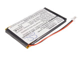 Battery for Navgear Streetmate GP-43 3.7V Li-Polymer 1250mAh