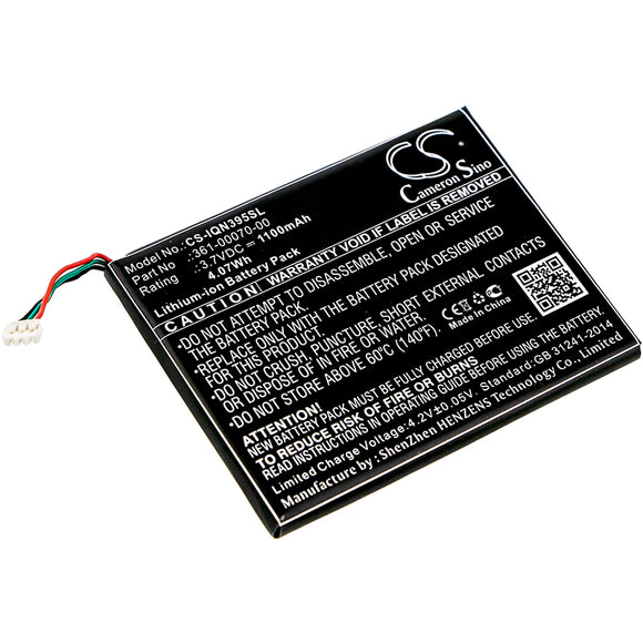 Battery for Garmin Nuvi 3597 361-00070-00 3.7V Li-ion 1100mAh / 4.07Wh