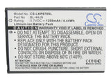 Battery for Alltel Ignite 3.7V Li-ion 1200mAh / 4.44Wh