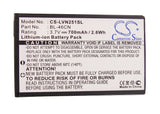 Battery for LG VN251 BL-46CN, EAC61638202 3.7V Li-ion 700mAh / 2.59Wh