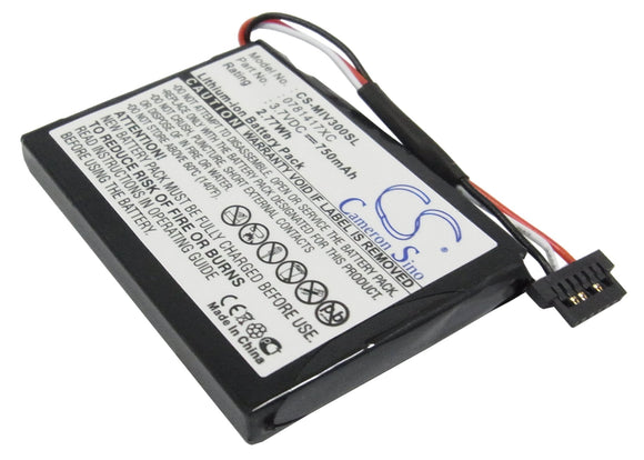 Battery for Mitac Mio Moov 350 0781417XC 3.7V Li-ion 750mAh