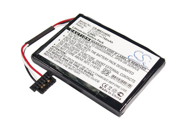 Battery for Magellan Maestro 3140 37-0030-001 3.7V Li-ion 750mAh