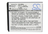 Battery for Canon PowerShot SD1100 IS NB-4L, PL46G 3.7V Li-ion 850mAh / 3.1Wh