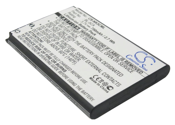 Battery for BBK VIVO V207 BK-BL-5C 3.7V Li-ion 750mAh / 2.78Wh