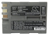 Battery for Nikon D300 EN-EL3e 7.4V Li-ion 2000mAh / 14.80Wh