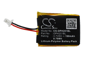 Battery for Opticon OPN-2002 3.7V Li-Polymer 190mAh / 0.70Wh