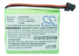 Battery for BELL PHONE 32001 BP-T18, BP-T24, P-P501 3.6V Ni-MH 1300mAh / 4.68Wh