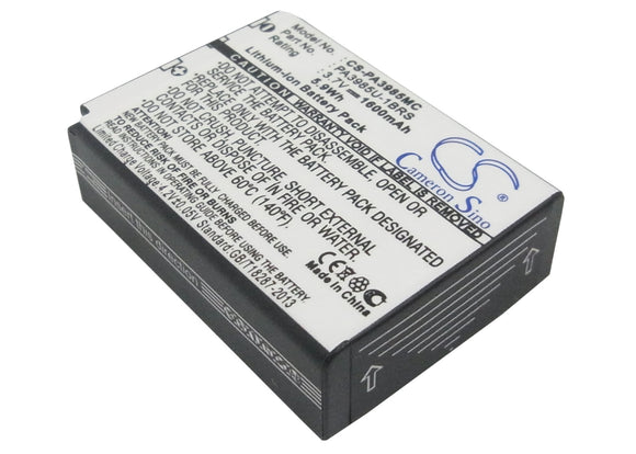 Battery for TOSHIBA Camileo X400 PA3985, PA3985U-1BRS 3.7V Li-ion 1600mAh