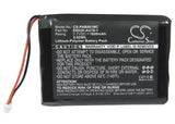 Battery for Panasonic Arbitator Body Worn Mics E6D20-AU78-1 3.7V Li-Polymer 1600