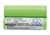 Battery for Philips 6826XL 138-10334, 138-10673, 138-10727, 4822-138-10334, 4822