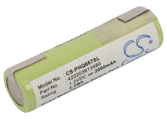 Battery for Grundig G8234 1.2V Ni-MH 2000mAh / 2.40Wh