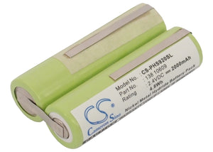 Battery for Philips HQ6715 138 10609 2.4V Ni-MH 2000mAh / 4.80Wh