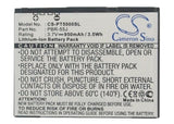 Battery for Pantech Link 2 PBR-55J 3.7V Li-ion 950mAh / 3.5Wh