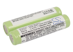 Battery for Panasonic KX-TG1043S HHR-4DPA, HHR-55AAABU 2.4V Ni-MH 700mAh / 1.68W