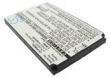 Battery for Sirius XMP3i L01L40321, TBS100551042, XM-6900-0004-00 3.7V Li-ion 80