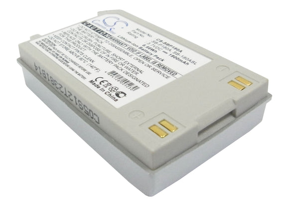 Battery for Samsung SC-MM10 SB-180ASL, SB-P180A, SB-P180AB 3.7V Li-ion 1800mAh