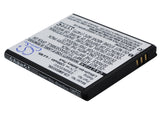 Battery for Samsung Galaxy Star EB494353VA, EB494353VU 3.7V Li-ion 1200mAh / 4.4