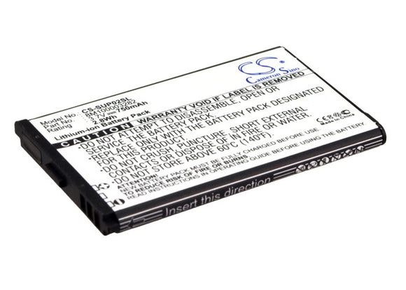 Battery for Callaway uPro G1 3E309009565, 8M100003282, PA-CY001 3.7V Li-ion 750m