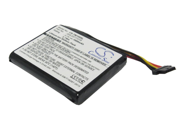 Battery for TomTom Go 1000 Live 4CQ02, AHL03711018, VF1C 3.7V Li-ion 1000mAh / 3