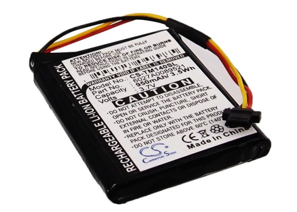 Battery for TomTom 1EK0.052.02 6027A0089521, AHA11110005, FMB0932008731, P2, VF6