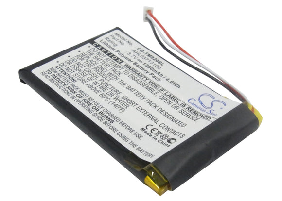 Battery for TomTom Go 920 AHL03713100 3.7V Li-Polymer 1300mAh / 4.81Wh