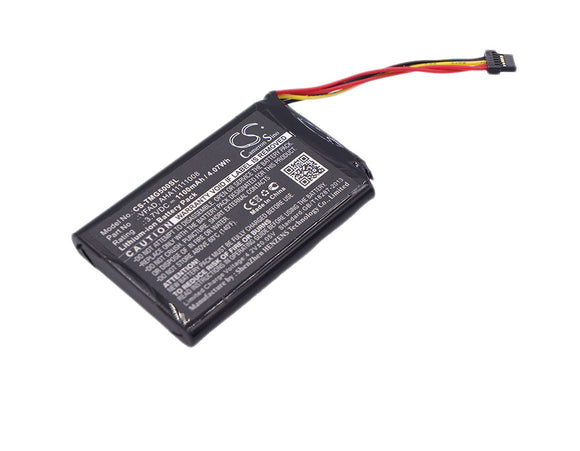 Battery for TomTom Go 6000 AHA11111008, VF6P, VFAD 3.7V Li-ion 1100mAh / 4.07Wh