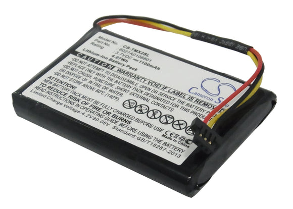 Battery for TomTom 4ET0.002.02 6027A0106801 3.7V Li-ion 1100mAh / 4.07Wh