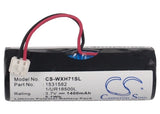 Battery for Wella Xpert HS75 1-UR18500L, 1531582 3.7V Li-ion 1400mAh / 5.18Wh