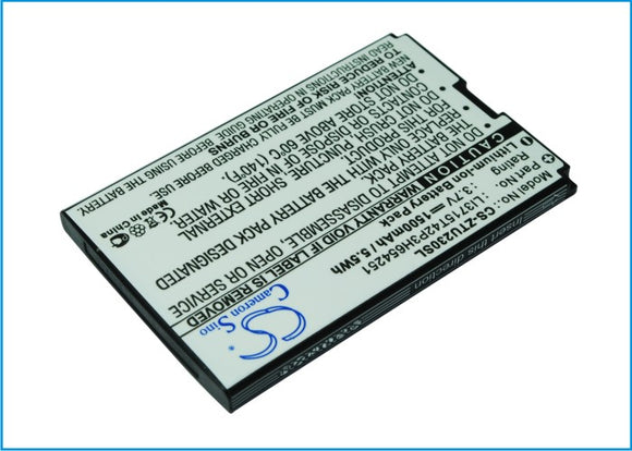 Battery for B-Mobile BT001W 3.7V Li-ion 1200mAh / 4.44Wh